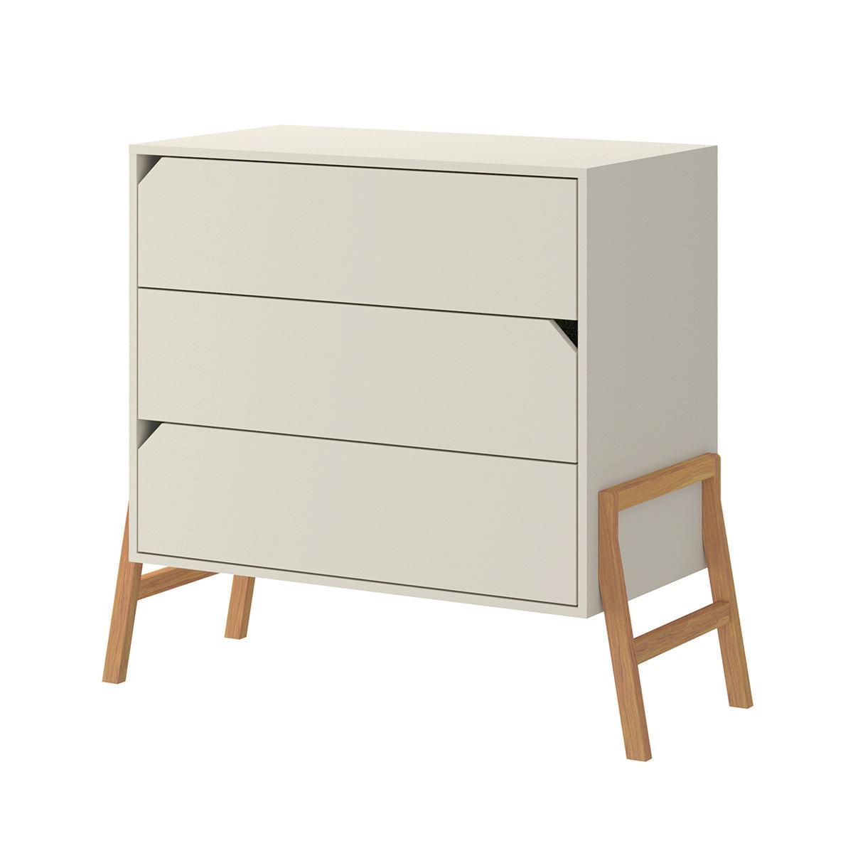 KINDERKOMMODE Kaschmir - Beige, Holzwerkstoff (107/91/50cm) - Petits-meubles