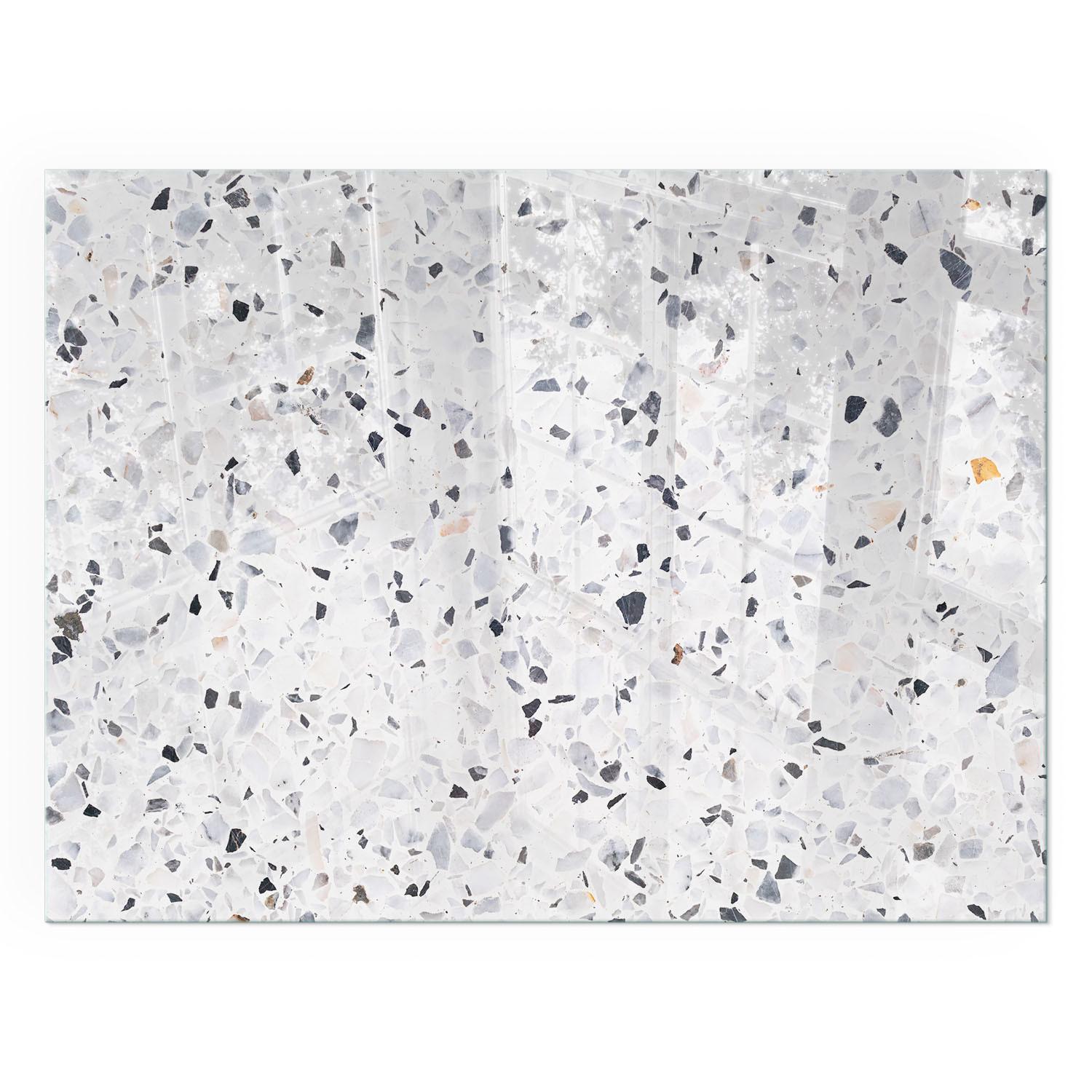 GLASPLATTE für Kamin 80x60 cm - Weiß, Glas (80/60/0.4cm) - TULUP