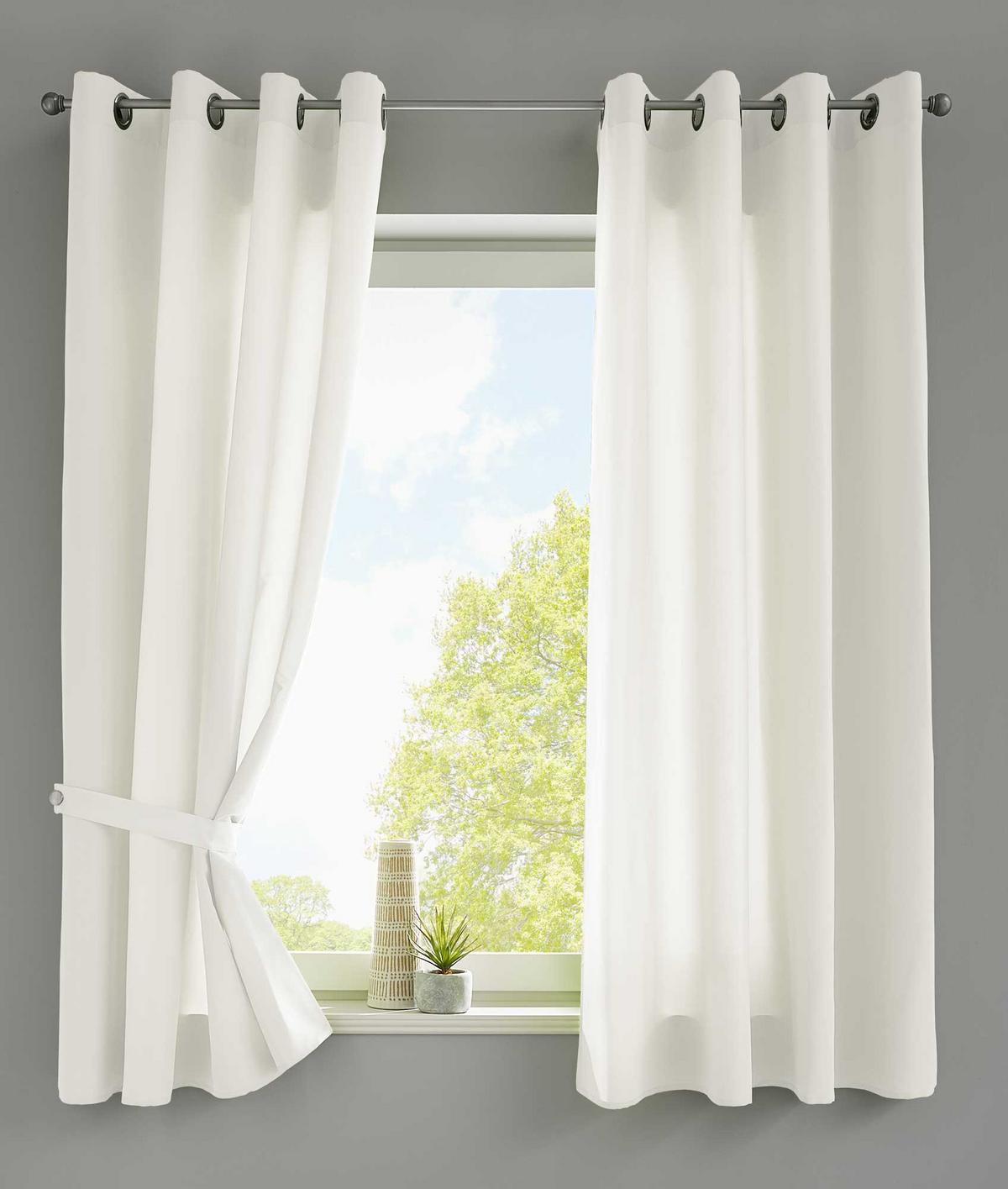 VORHANG 2ER SET BERLIN HxB 175x140cm Creme - Creme, Textil (140/175/175cm) - Gardinenbox
