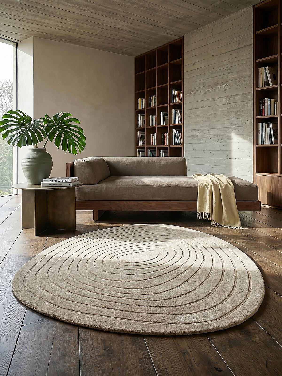 WOLLTEPPICH PARRET, mit Struktur, Beige, 200 x 290 cm - Beige, Textil (290/200cm) - KADIMA DESIGN