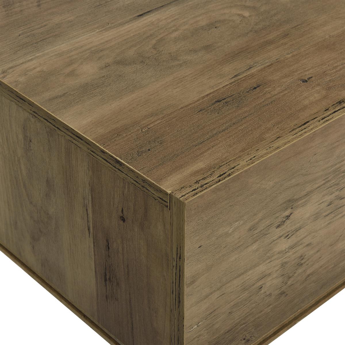 WANDREGAL Oslo - Naturfarben, Holzwerkstoff (46/15/30cm) - [en.casa]