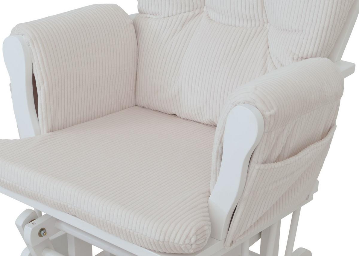 RELAXSESSEL Cremeweiß, Weiß - Weiß, Textil (74/103/71cm) - MCW