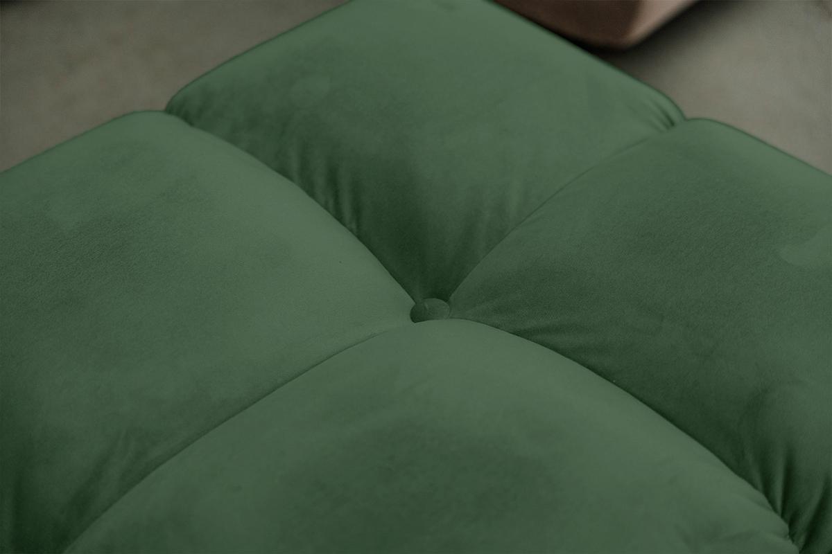 SITZGRUPPE VIVIEN 3ER SET Smaragdgrün Velvet (1er-Set) - Smaragdgrün, Kunststoff/Textil (359/85/510cm) - KAWOLA