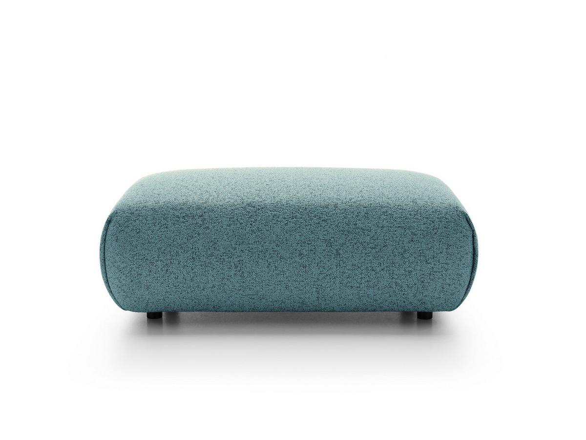 MASSENO Sitzhocker ZEST, Modern Polsterhocker, Fußhocker Blau - Blau, Holzwerkstoff/Kunststoff (70/42/113cm) - MASSENO