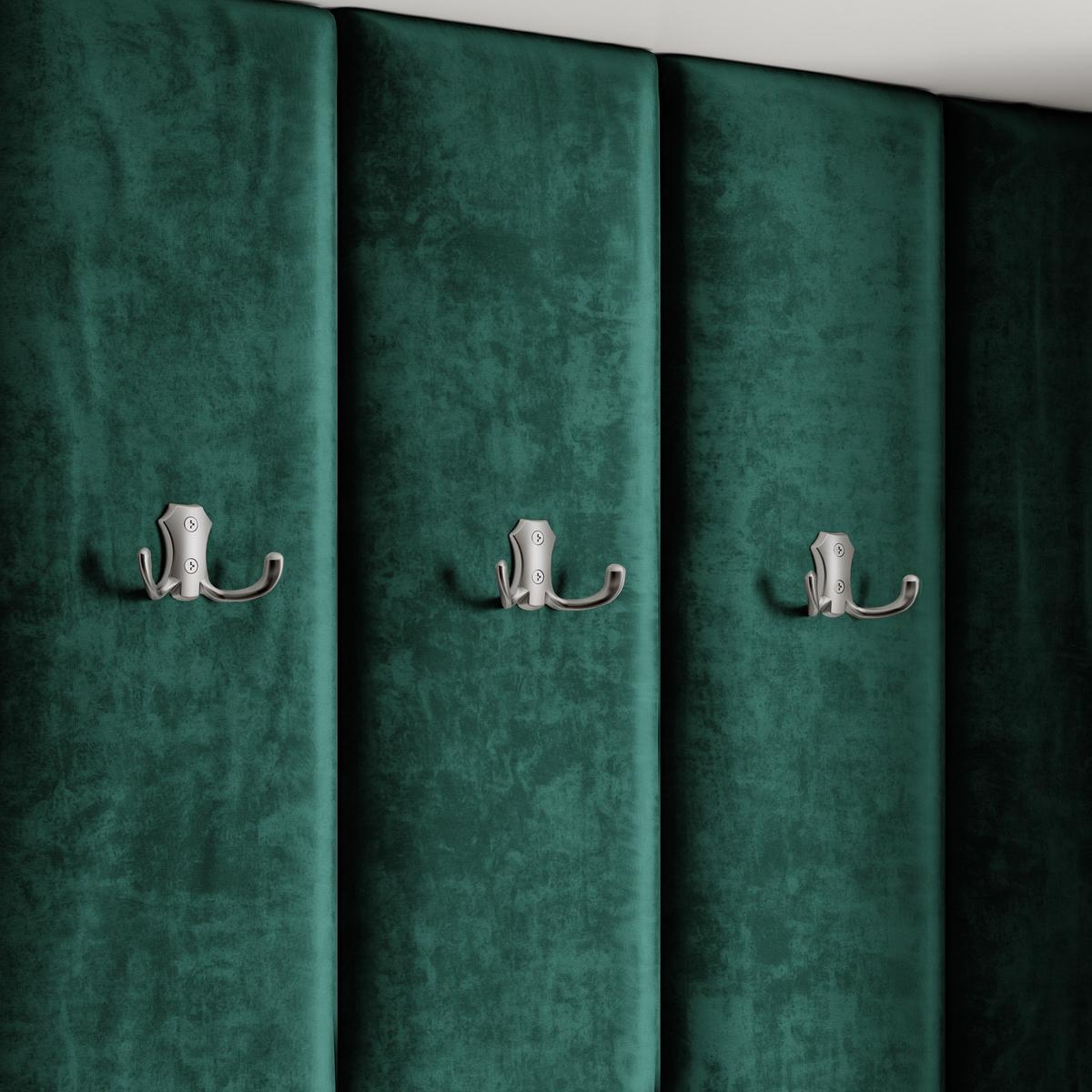 GARDEROBENSCHRANK REMA 180/240/60 cm Modern Garderobe-Set Kaschmir - Kaschmir/Grün, Holzwerkstoff (180/240/60cm) - MASSENO