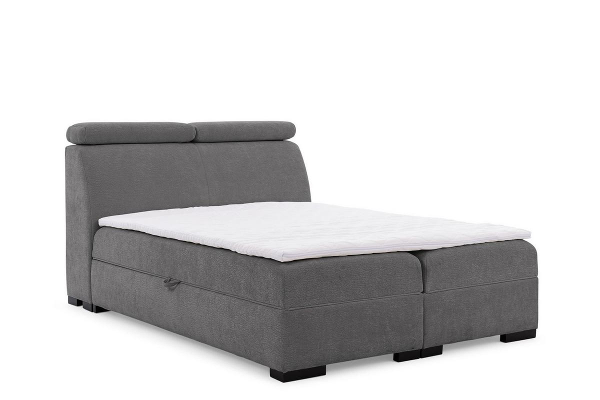 BOXBETT Nestor Dress Me Set.1 - Grau, Holzwerkstoff/Textil (120/200cm) - Fun Möbel