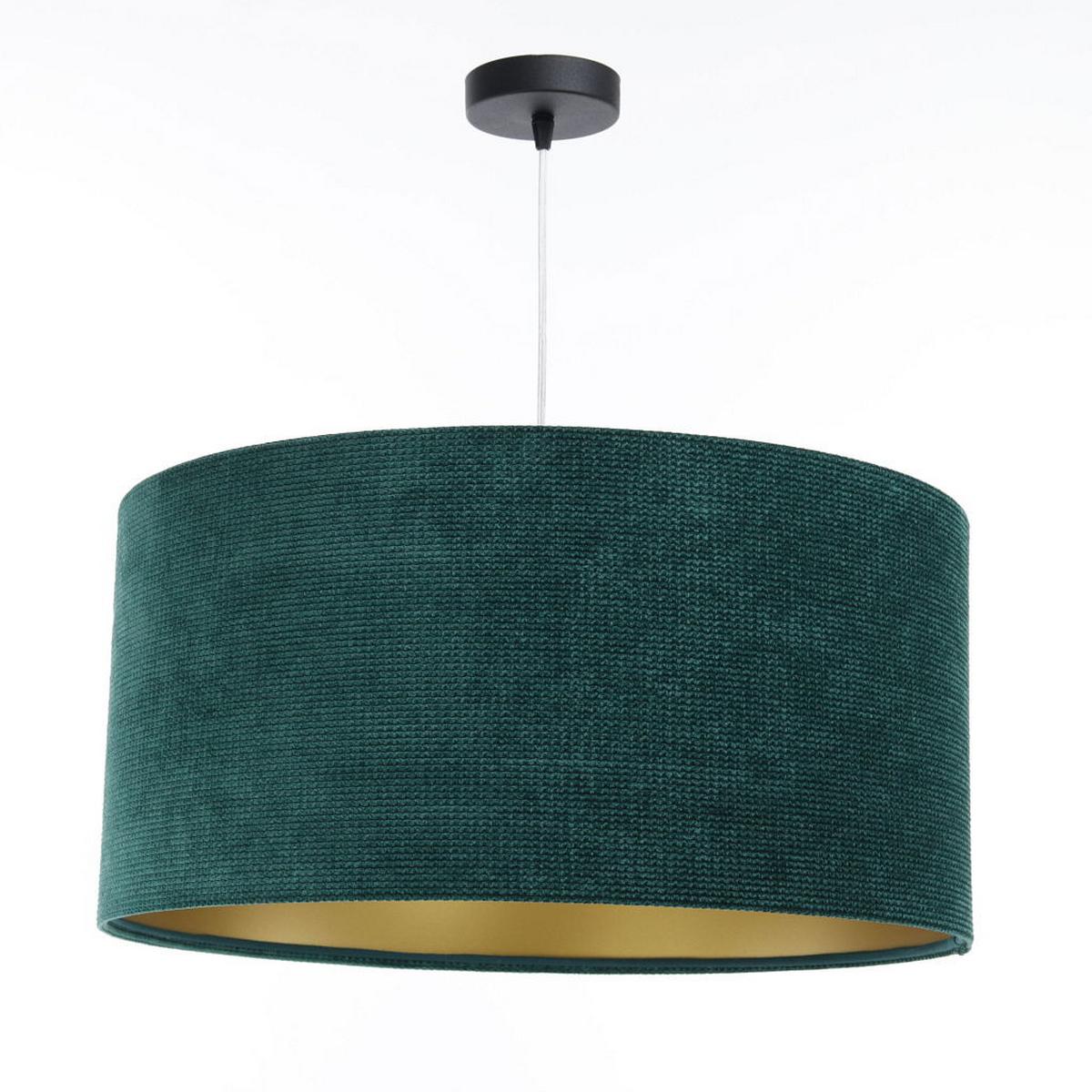 HÄNGELEUCHTE Grün 40/20 cm - Goldfarben/Grün, Kunststoff (40/0.4/20cm) - ONZENO