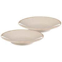 SERVIERPLATTEN Sahara Creme ø 31 cm 2er Set - Creme, Keramik (31/5/31cm) - Ritzenhoff Breker