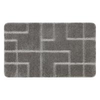 TEPPICH Dywaniki łazienkowe 50/80 cm - Grau, Textil (50/80cm) - rugsX