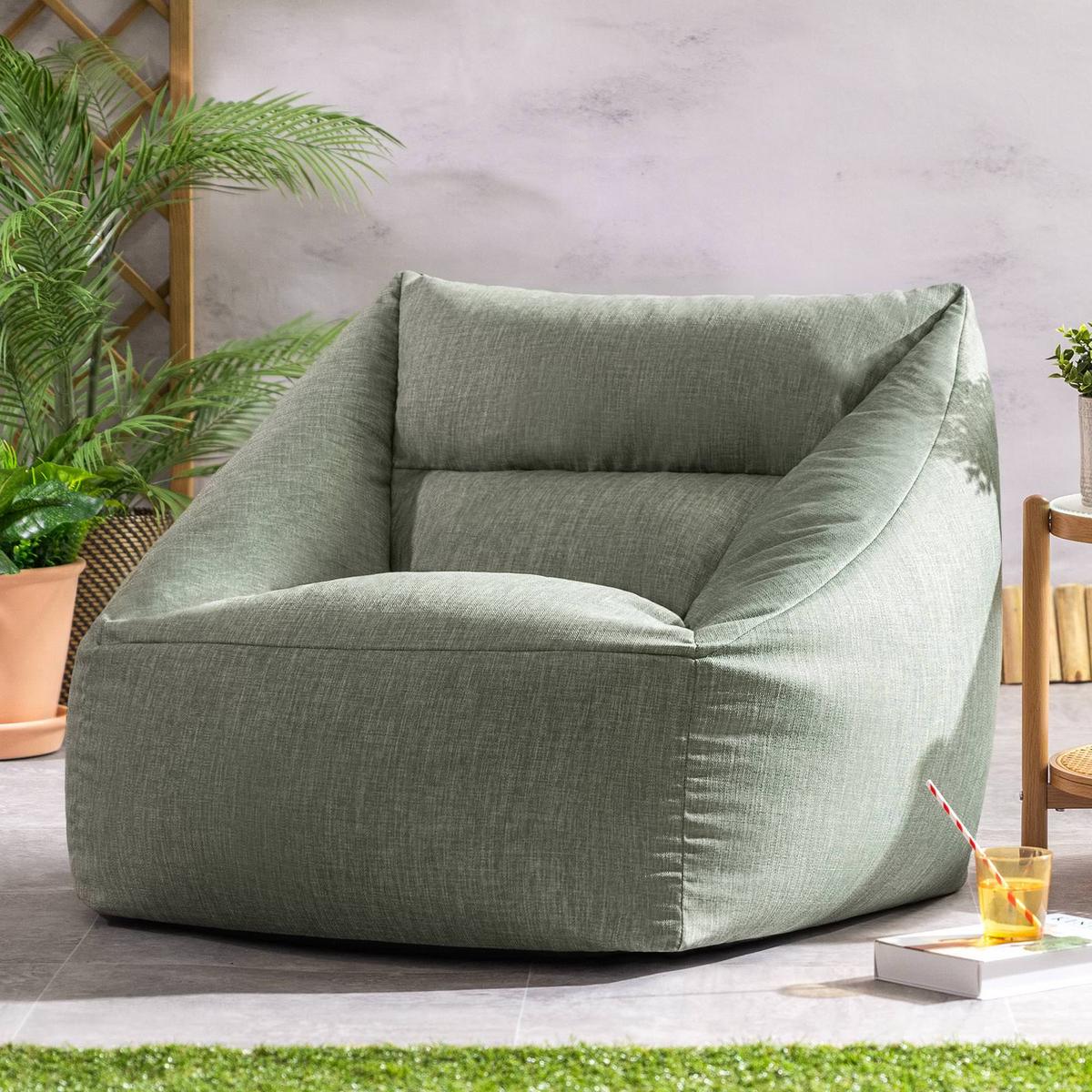 SITZSACK Outdoor-Sessel Natalia - Grün, Textil (97/35/84cm) - icon