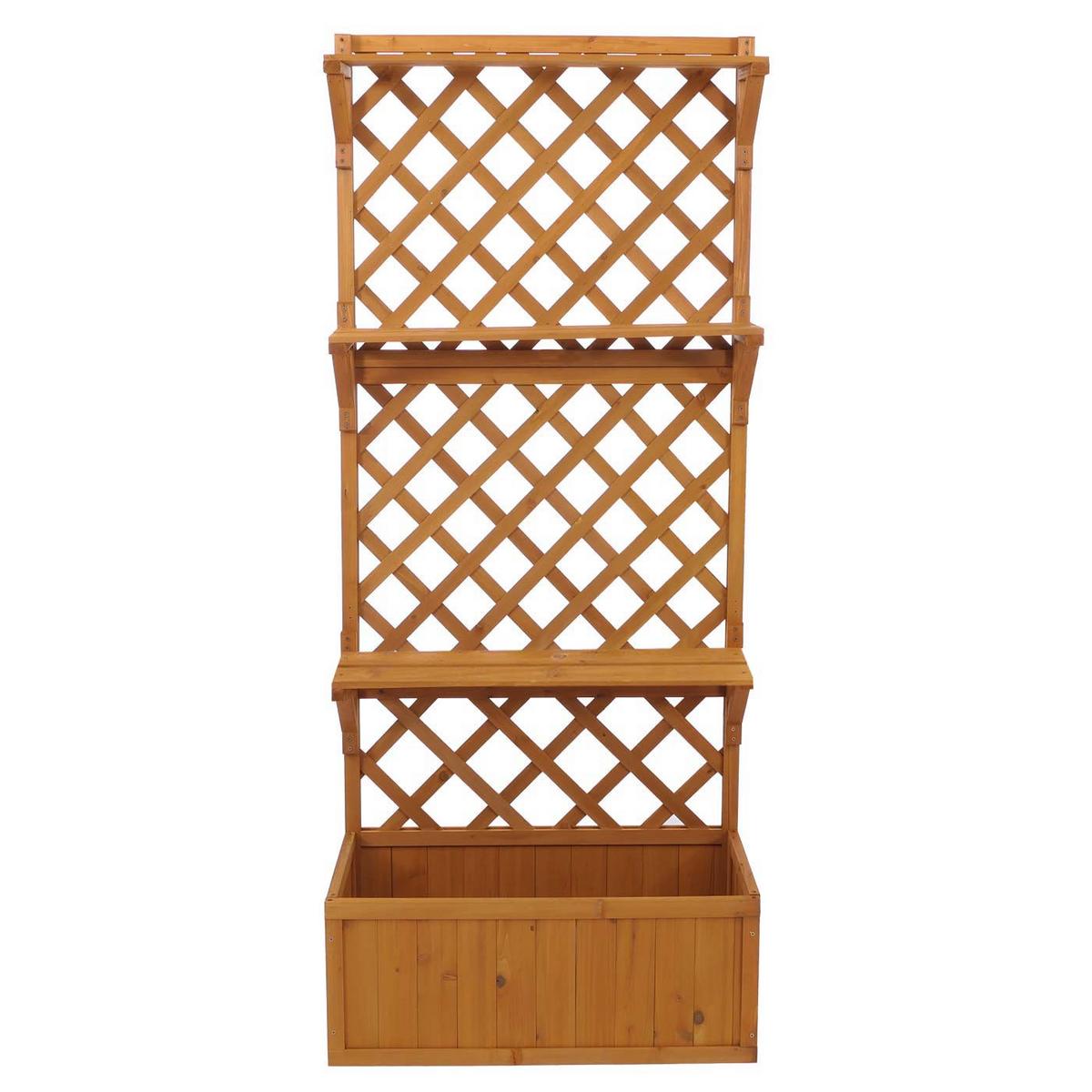 HOCHBEET Beige - Beige, Holz (77/177/33cm) - MCW