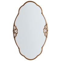 WANDSPIEGEL 49/84 cm Gold Epannes - Goldfarben, Metall (49/84/3cm) - Beliani
