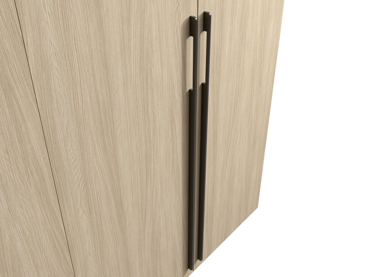 KLEIDERSCHRANK Eiche Barista 91/208/58 - Eichefarben, Holzwerkstoff (91/208/58cm) - RAUMHIRSCH FURNITURE