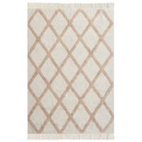 KINDERTEPPICH Hellbeige 140/200 cm Baumwolle Punsari - Beige, Textil (140/200cm) - Beliani