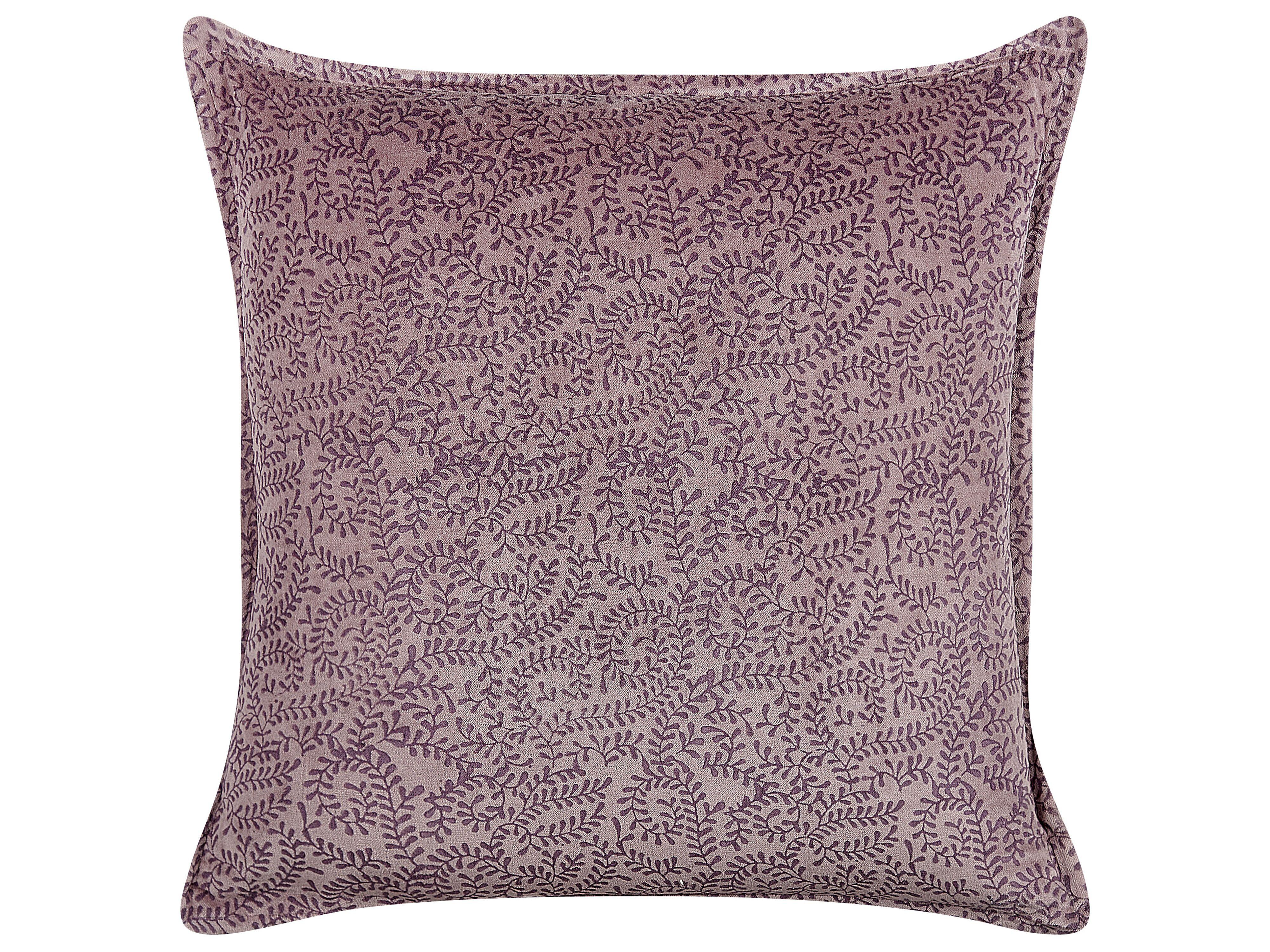 DEKOKISSEN Rosa 45/45 cm Kalmia - Pink, Textil (45/45cm) - Beliani