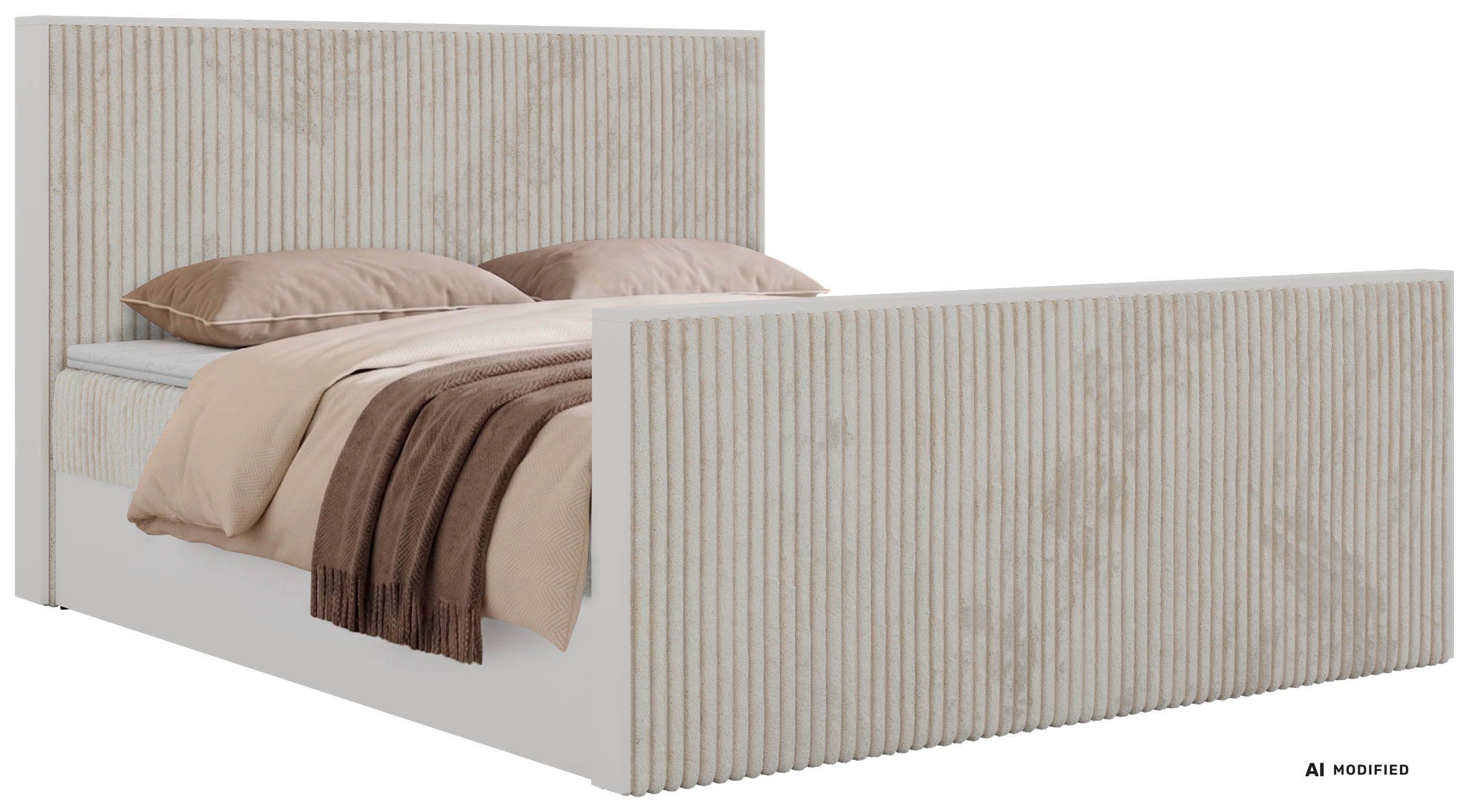 BOXBETT TRAVIT DUO 200/200 - Beige Cord - Topper T25 - H3 - Beige/Schwarz, Kunststoff/Textil (200/200cm) - MKS