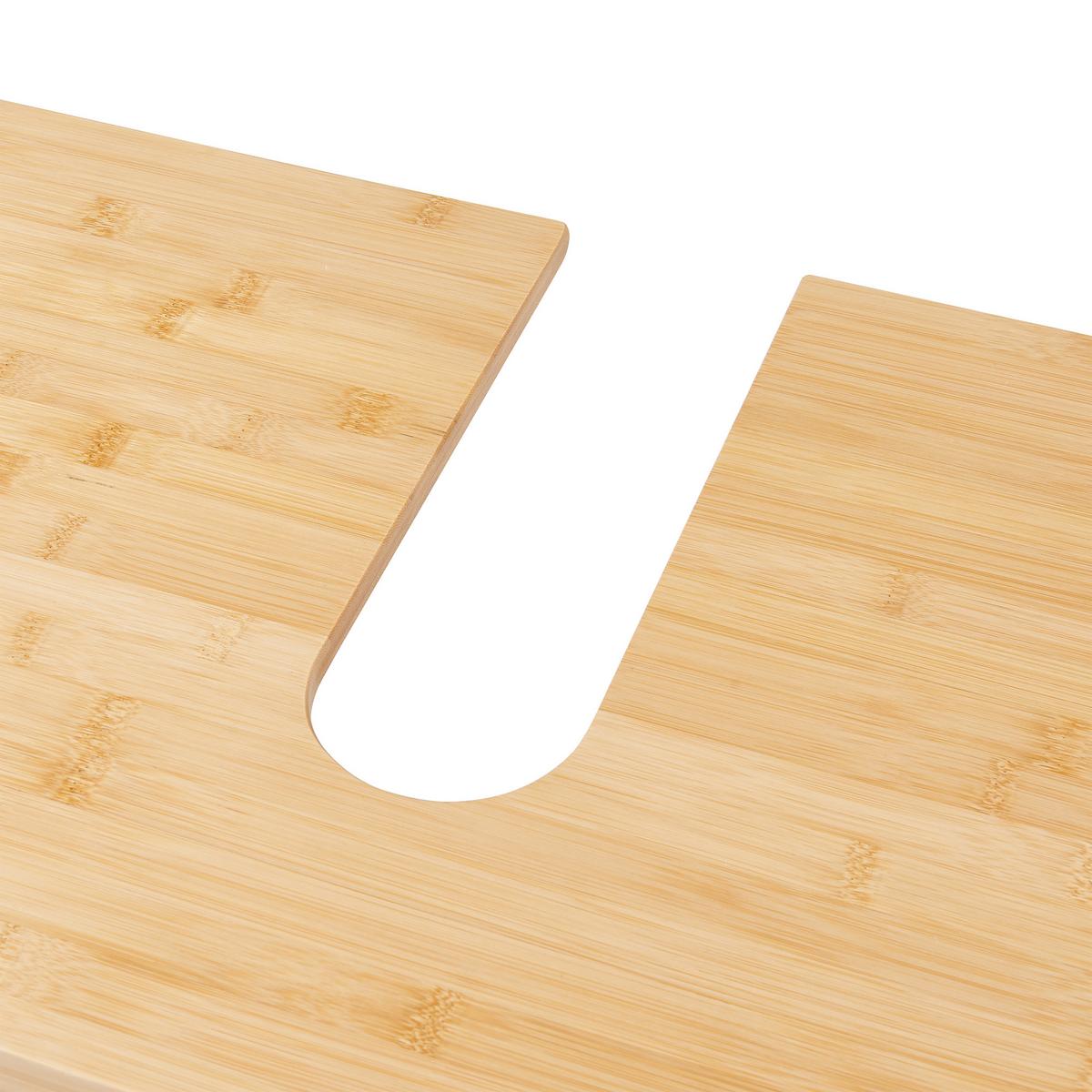 WASCHBECKENUNTERSCHRANK Boksereys - Naturfarben, Naturmaterialen (100/60/35cm) - [en.casa]