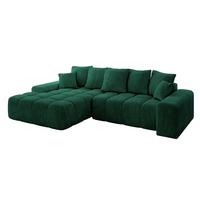 ECKSOFA Ottomane Links ENSI-L - 267x164x69 cm Dunkelgrün - Dunkelgrün, Holzwerkstoff/Kunststoff (267/164cm) - ALTDECOR