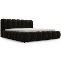 POLSTERBETT Averia 160x200 Dunkelgrau - Dunkelgrau, Textil (160/200cm) - Graingold