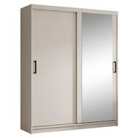 SCHWEBETÜRENSCHRANK Hela mit 2 Türen und Schubkasteneinsatz, 160 cm, Kaschmir - Kaschmir, Holzwerkstoff (160/205/60cm) - Beautysofa