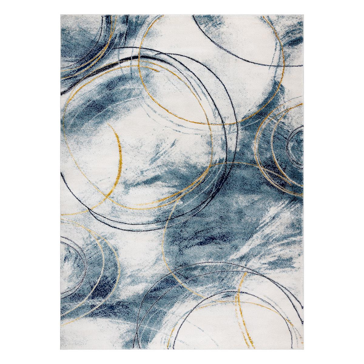 TEPPICH Emerald 140/190 cm - Blau, Textil (140/190cm) - rugsX
