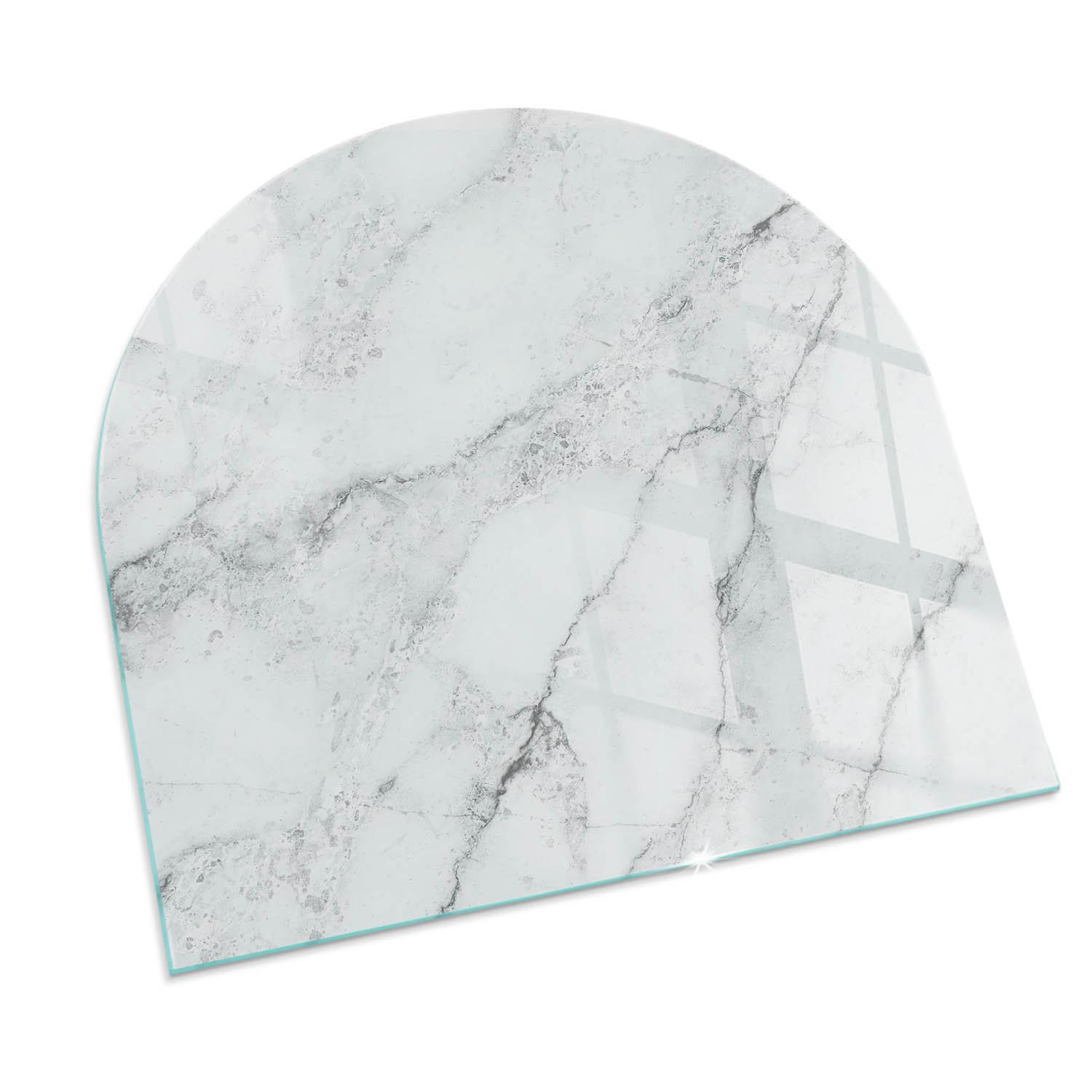 GLASPLATTE für Kamin 100x100 cm - Weiß, Glas (100/100/0.4cm) - TULUP