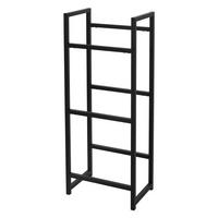 GETRÄNKEKISTENREGAL für 3 Kisten 47x31x116,5 cm aus Stahl - Anthrazit, Metall (31/116.5/47cm) - ML-DESIGN