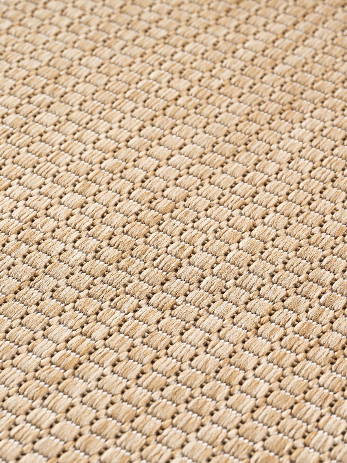 TEPPICH Flachgewebe, Outdoor, Fußbodenheizung-geeignet, VIGOLENO in Sand, 280 x 370 cm - Beige, Textil (280/370cm) - KADIMA DESIGN