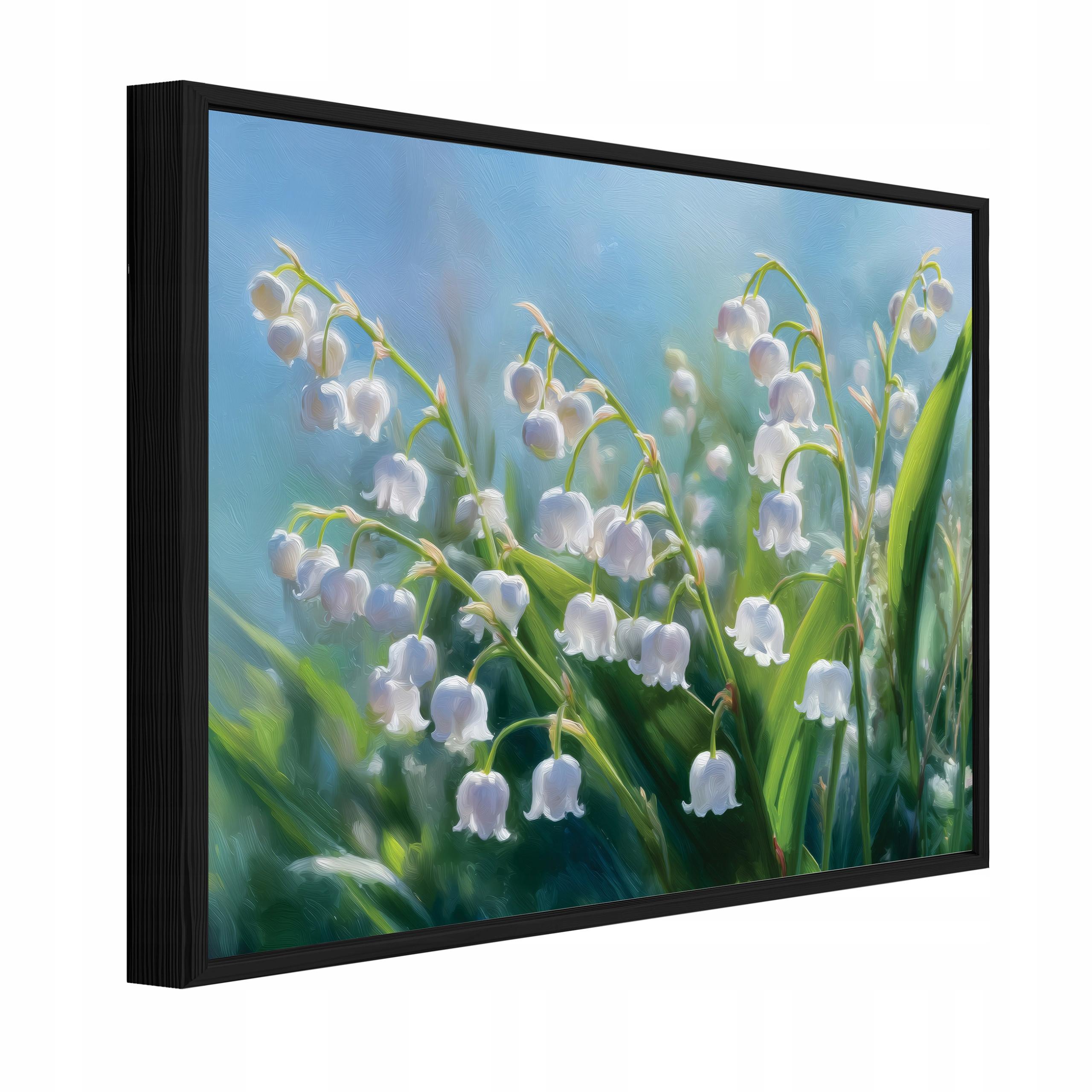 BILDER mit Rahmen Blumen Natur Grün 120x80 cm - Multicolor, Holzwerkstoff (120/80cm) - Wallarena
