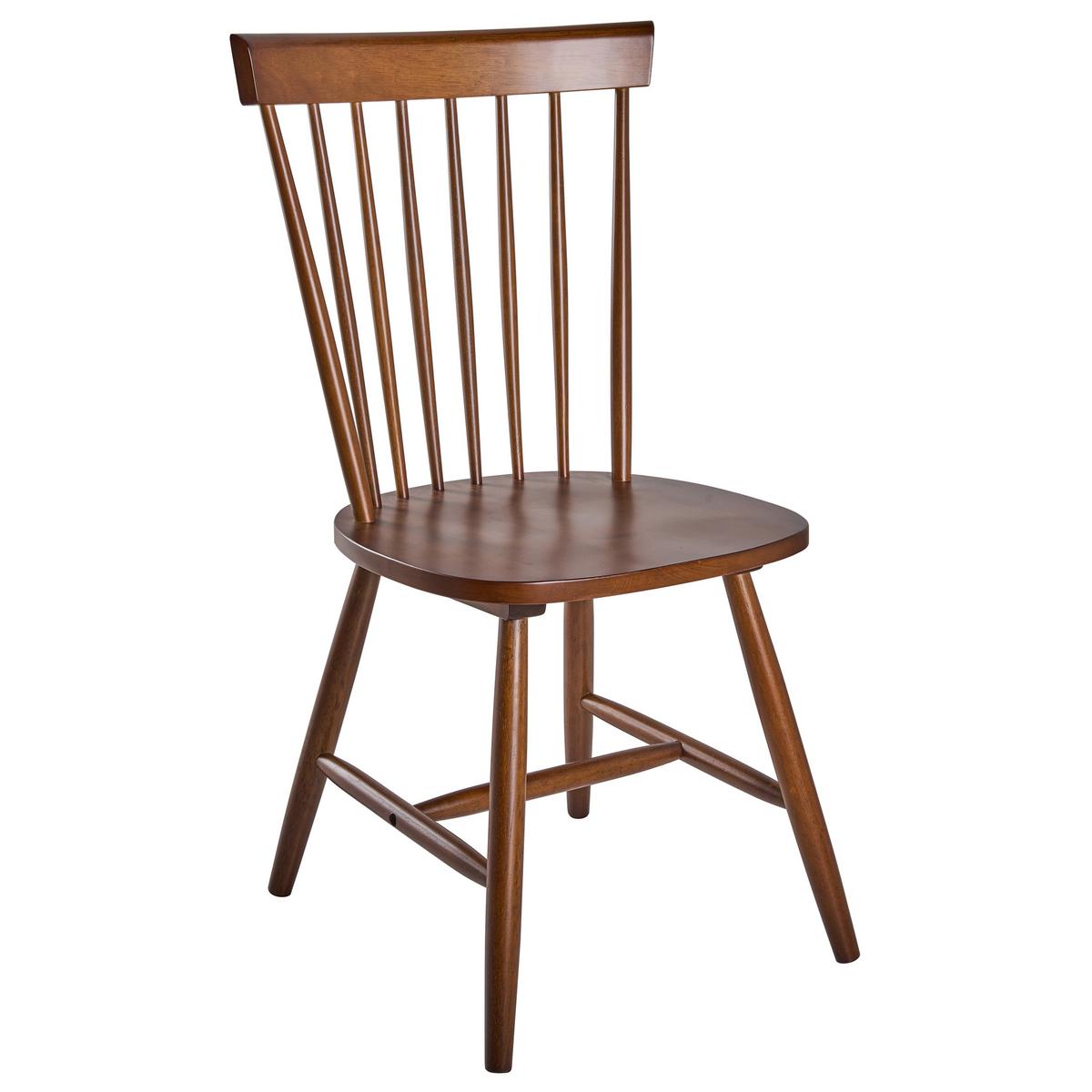 ESSZIMMERSTUHL 2er-Set Holz Braun Burges - Braun, Holz (50/90/56cm) - Beliani