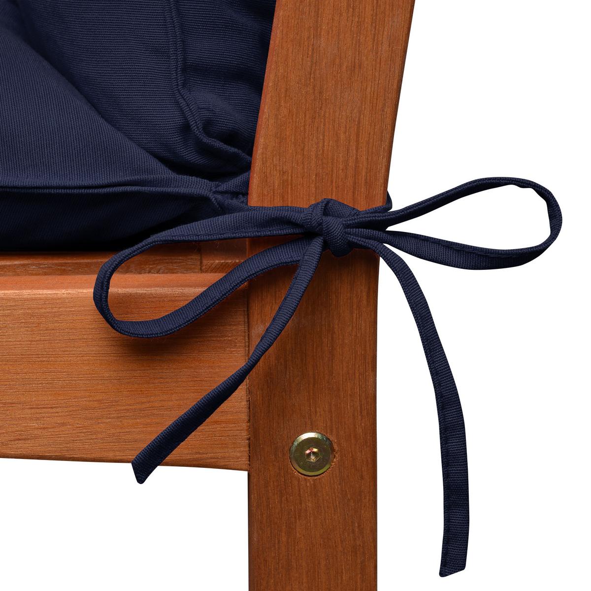 BANKAUFLAGE Flair BR 120/50cm Dunkelblau - Dunkelblau, Textil (48/10/120cm) - Beautissu 
