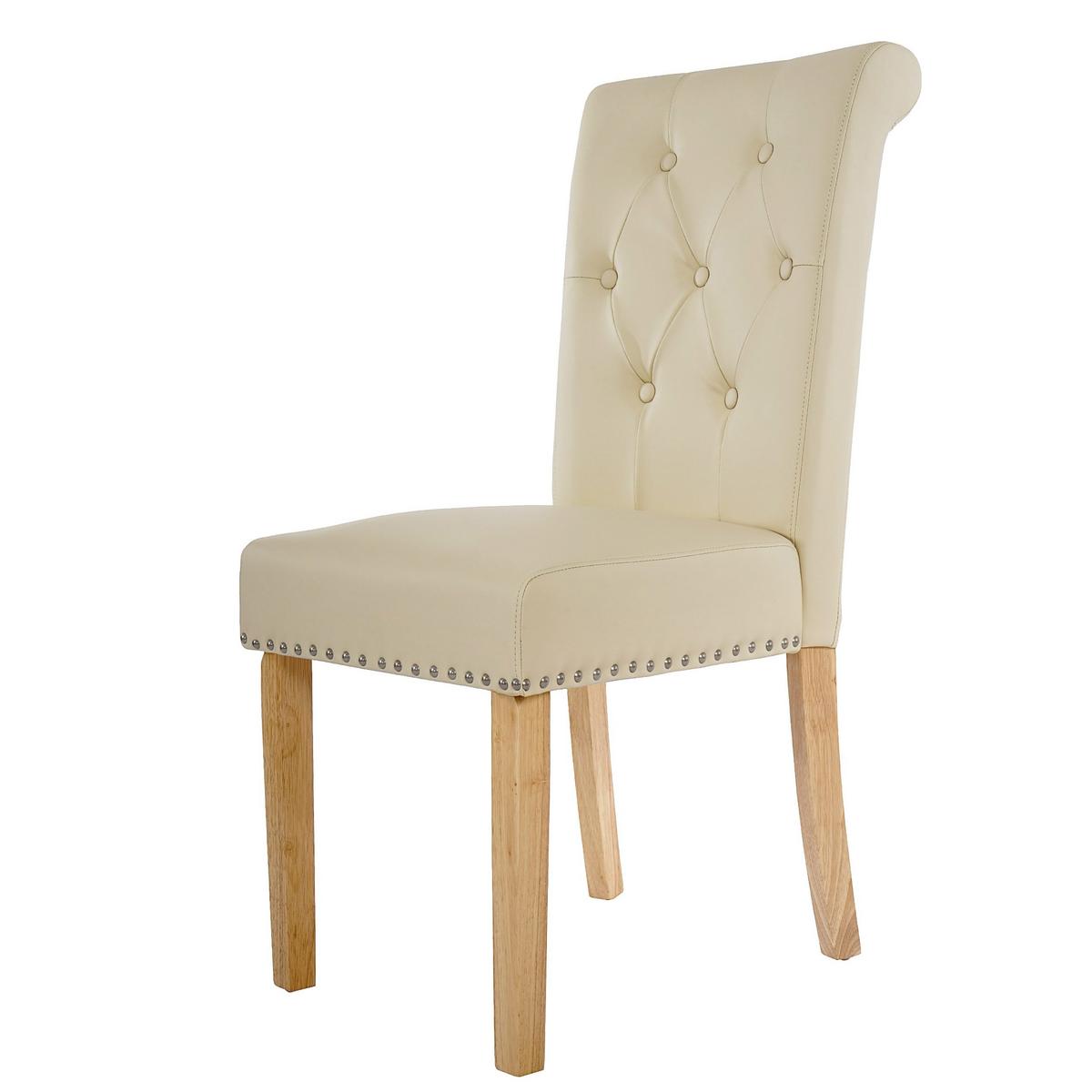 ESSZIMMERSTUHL FIELD IL Beige 2er-Set - Beige/Creme, Textil (47/98/62cm) - MCW