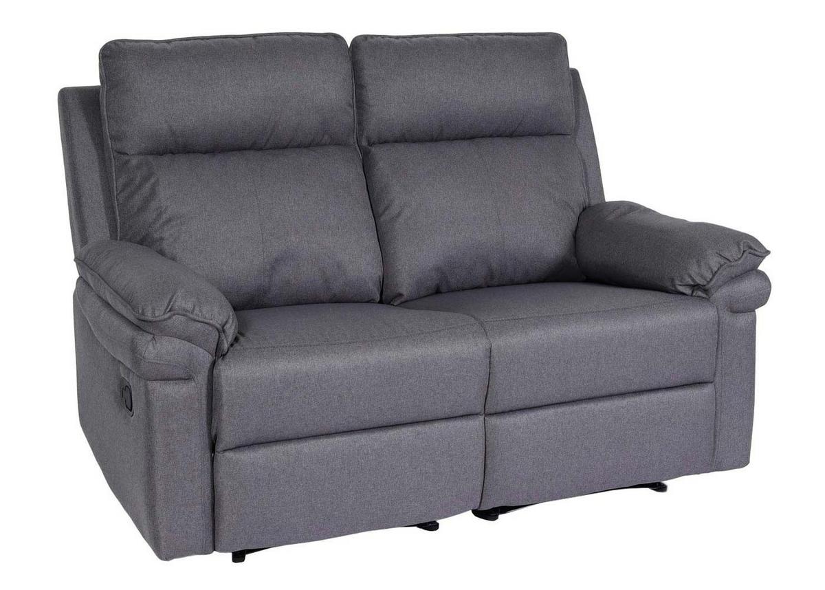 2ER-KINOSESSEL Grau - Grau, Textil (150/106/164cm) - MCW