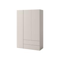KLEIDERSCHRANK Sigma 3D2S SG01 - Kaschmir, Holzwerkstoff (130/201/55cm) - MIRJAN24