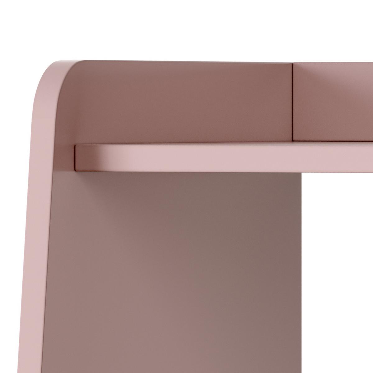 KINDERGARDEROBE Vestnes - Pink/Weiß, Holzwerkstoff (80/90/38cm) - [en.casa]