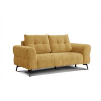 SOFA SALVINI 2,5-Sitzer, gelb - Gelb, Holz/Textil (206/88/99cm) - Wozimo