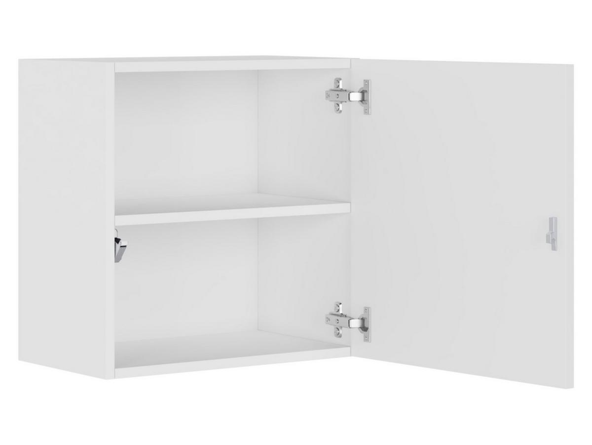 HÄNGEVITRINE Quadrat Vigo - Eiche Wotan/Schwarz, Holzwerkstoff (50/50/30cm) - MIRJAN24