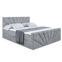 BOXBETT MILTIO-Z - 160x200 cm - H3 - Grau - Grau, Holzwerkstoff (160/200cm) - ALTDECOR