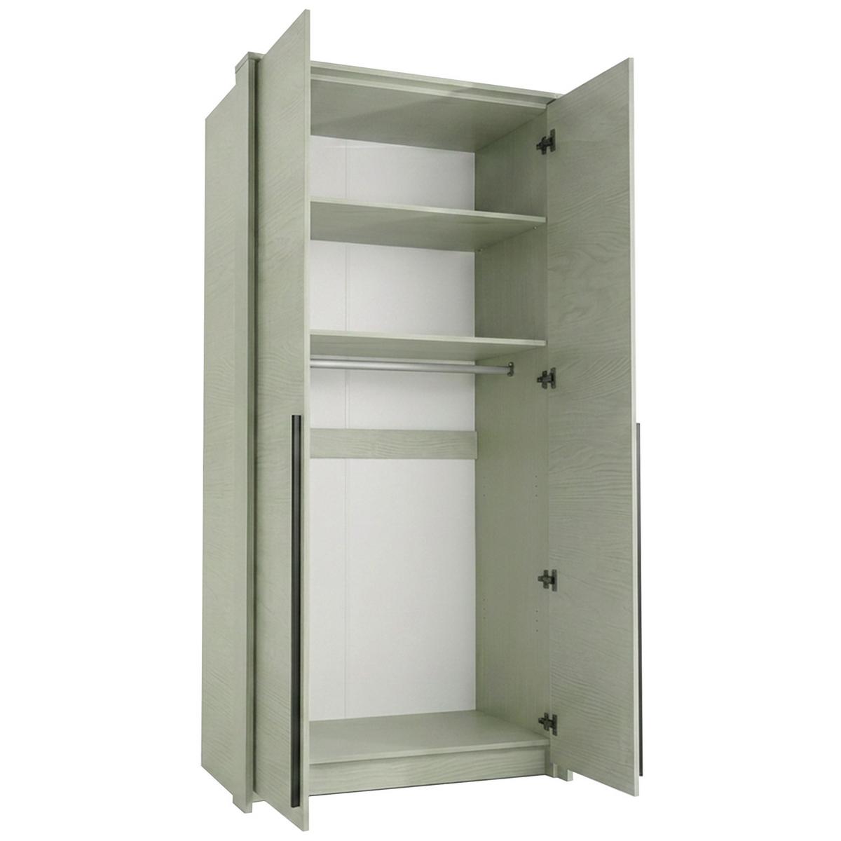 DREHTÜRENSCHRANK Giana mit 2 Türen, 105 cm, Eukalyptusfarbe - Eukalyptusholzfarben, Holzwerkstoff (105/217/65cm) - Beautysofa