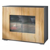 KOMMODE Grömitz Eiche Natur - Eichefarben, Holzwerkstoff (92.5/75.5/35cm) - Vladon