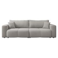 SCHLAFSOFA Furyn - Hellgrau/Schwarz, Holz/Kunststoff (245/82/92cm) - MIRJAN24