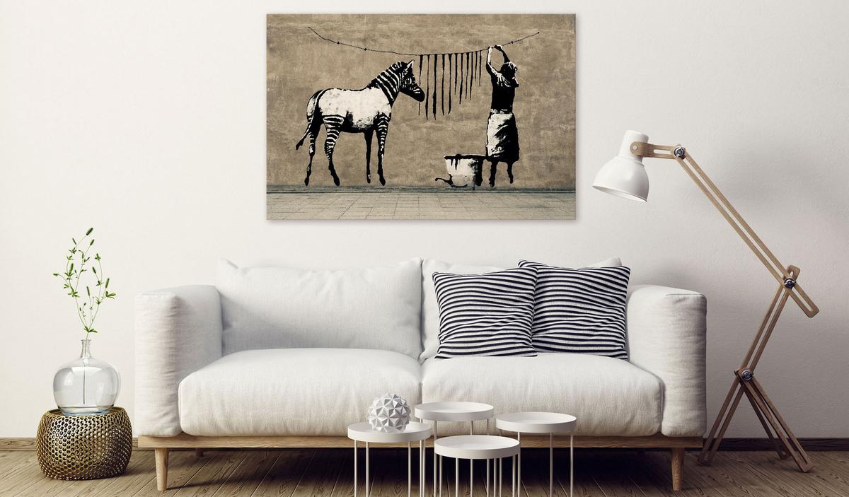 KUNSTDRUCK Braun 120/80 cm - Braun/Grau, Textil (120/80cm) - KUNSTLOFT