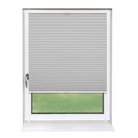 PLISSEE Basic 80 x 210cm Klemmfix ohne Bohren - Silberfarben, Textil (80/210cm) - Deco-Raum