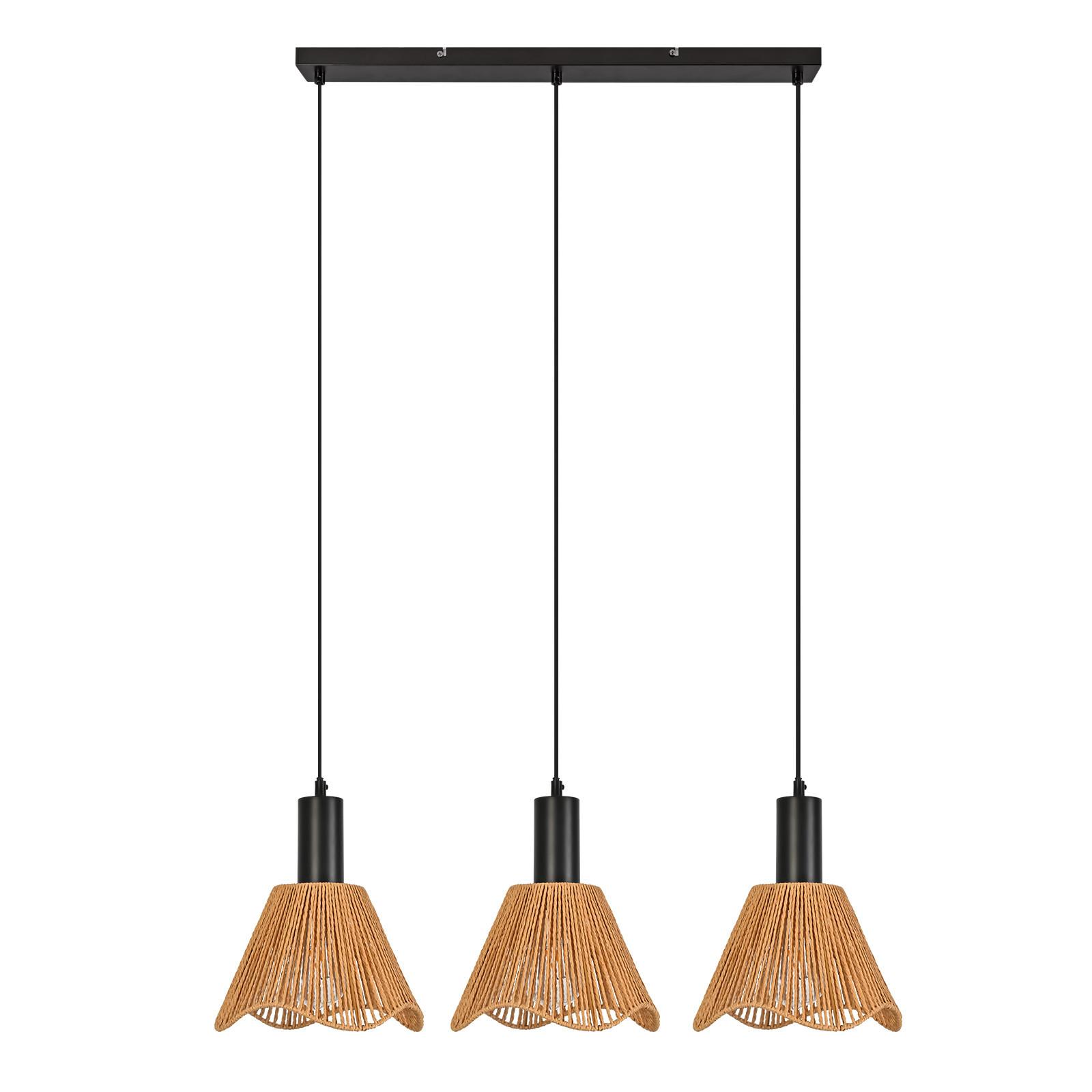 PENDELLEUCHTE Zachary 74/56/120 cm - Braun, Metall (74/56/120cm) - ZMH