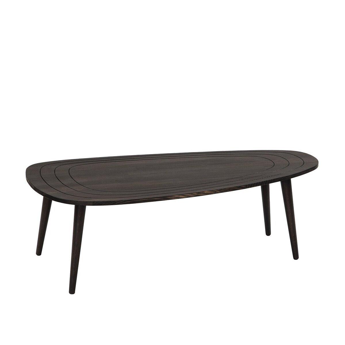 COUCHTISCH mit abgerundeten Kanten 115/50/38 cm - Anthrazit, Holzwerkstoff (115/50/38cm) - Calicosy