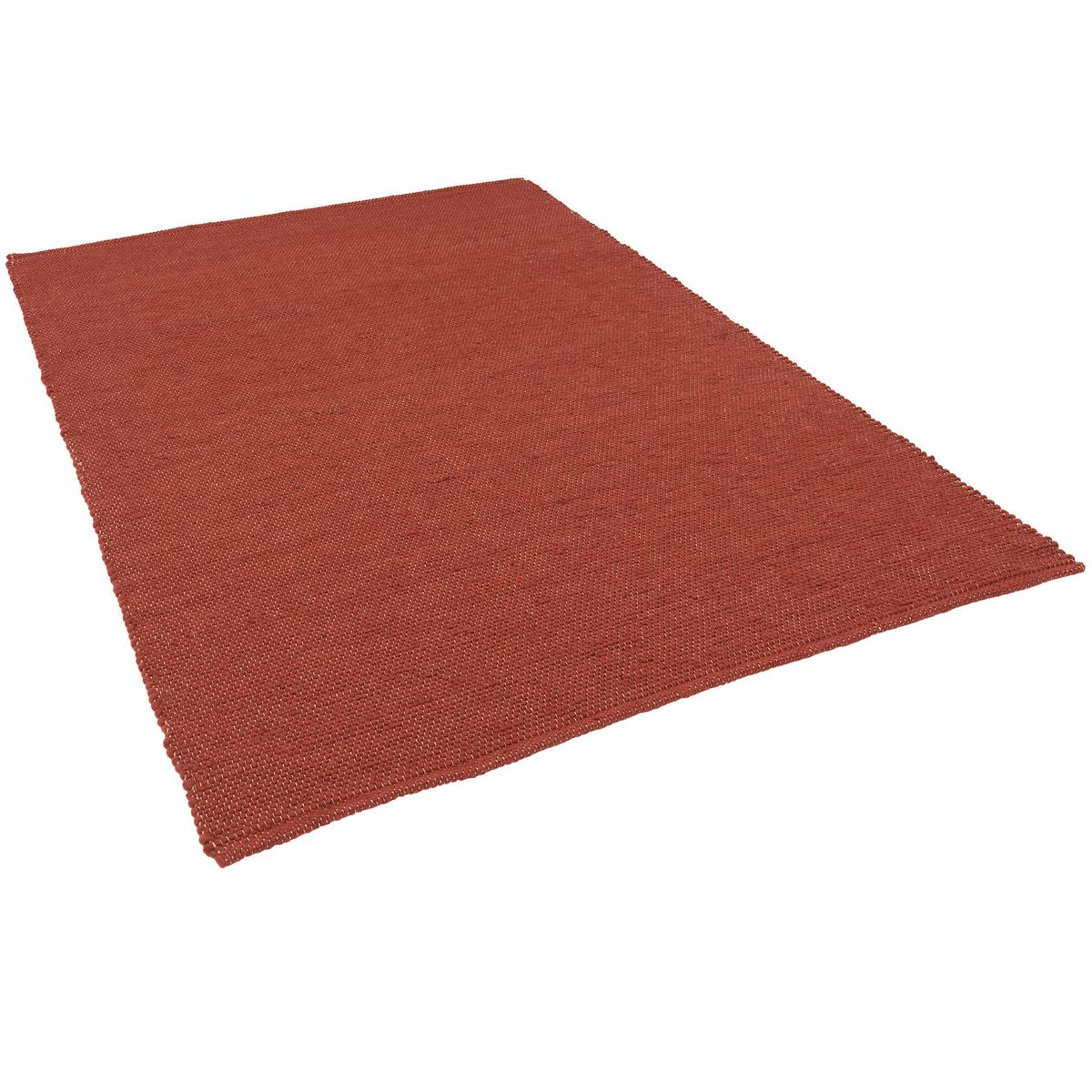 NATUR TEPPICH WOLLE YUKON - Rot, Textil (140/200cm) - Pergamon