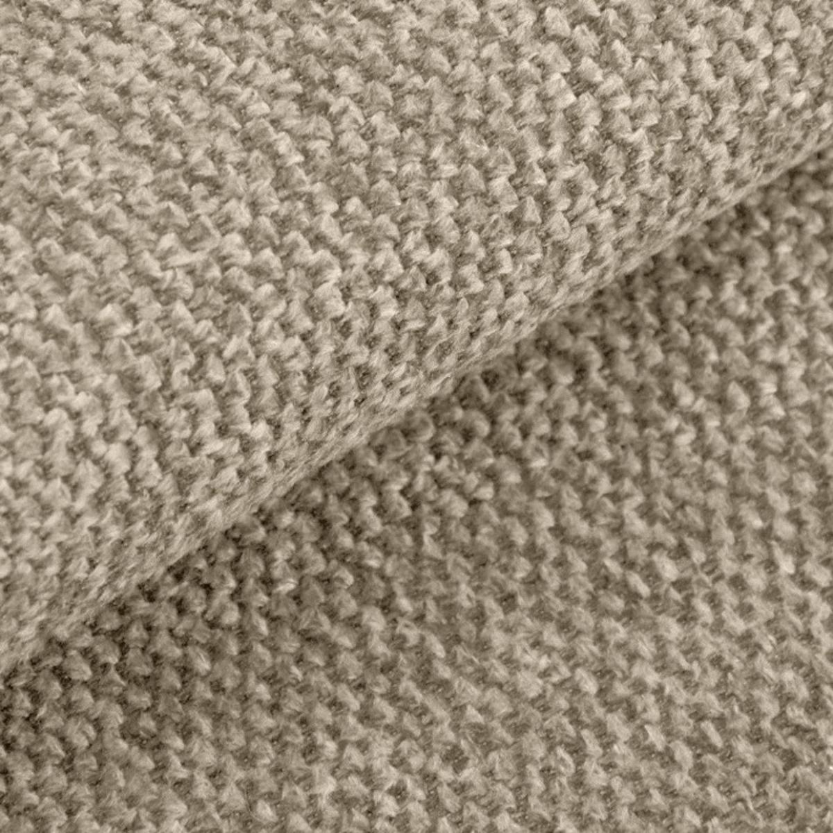 SOFA beige Strukturstoff, Couch 2-Sitzer 182 cm mit Premium Kaltschaum - Beige/Schwarz, Holz/Textil (182/90/93cm) - Inn.Furn