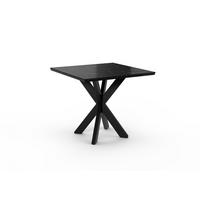 ESSTISCH RASKO 90 x 90 x 73,5 cm - Hellgrau/Schwarz, Holz (90/90/73.5cm) - MASSENO