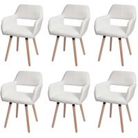 ESSZIMMERSTUHL Cremeweiß - Creme/Weiß, Textil (56/80/53cm) - MCW