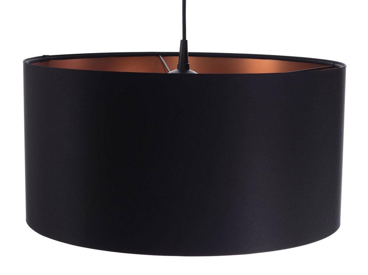 HÄNGELEUCHTE Kupfer 50/25 cm - Schwarz/Kupferfarben, Kunststoff (50/0.8/25cm) - ONZENO